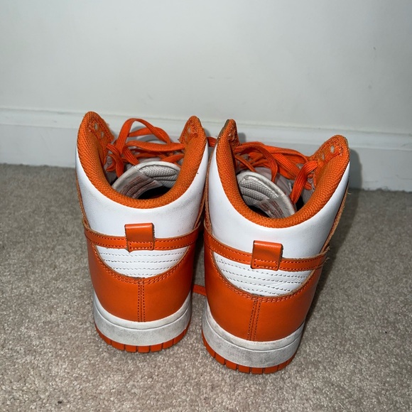 Nike Orange and White Sneakers - Picture 3 of 6